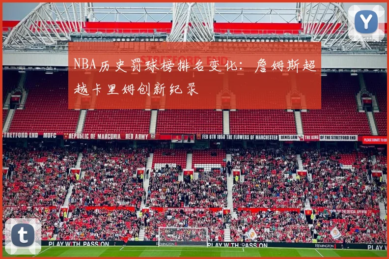 NBA历史罚球榜排名变化：詹姆斯超越卡里姆创新纪录
