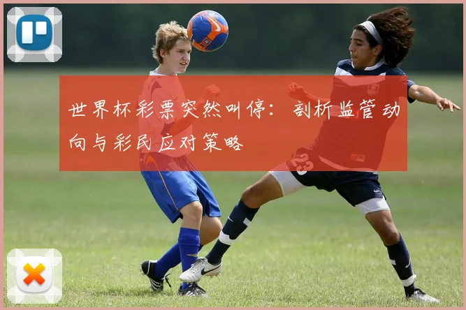 世界杯彩票突然叫停:剖析监管动向与彩民应对策略